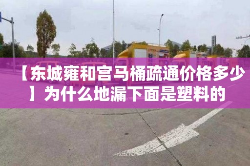 【东城雍和宫马桶疏通价格多少】为什么地漏下面是塑料的