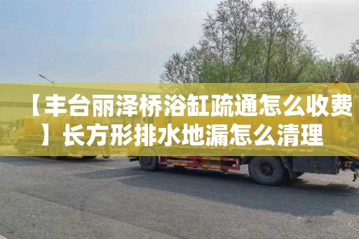 【丰台丽泽桥浴缸疏通怎么收费】长方形排水地漏怎么清理