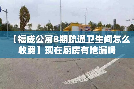 【福成公寓B期疏通卫生间怎么收费】现在厨房有地漏吗