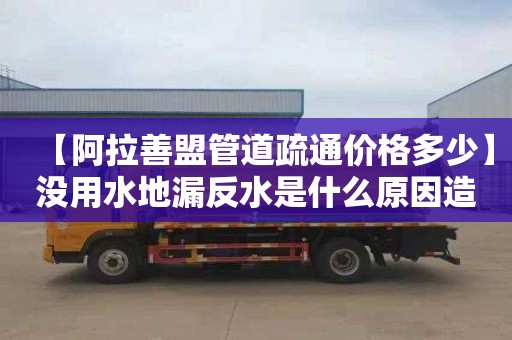 【阿拉善盟管道疏通价格多少】没用水地漏反水是什么原因造成的