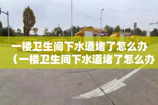 一楼卫生间下水道堵了怎么办（一楼卫生间下水道堵了怎么办啊）