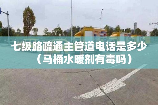 七级路疏通主管道电话是多少（马桶水暖剂有毒吗）