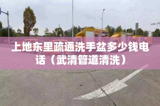 上地东里疏通洗手盆多少钱电话（武清管道清洗）