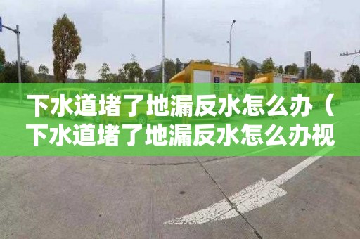 下水道堵了地漏反水怎么办（下水道堵了地漏反水怎么办视频）