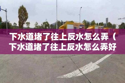 下水道堵了往上反水怎么弄（下水道堵了往上反水怎么弄好）