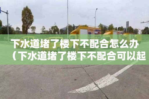 下水道堵了楼下不配合怎么办（下水道堵了楼下不配合可以起诉吗）