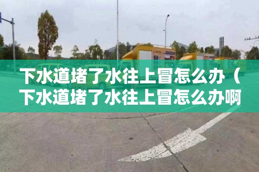 下水道堵了水往上冒怎么办（下水道堵了水往上冒怎么办啊）