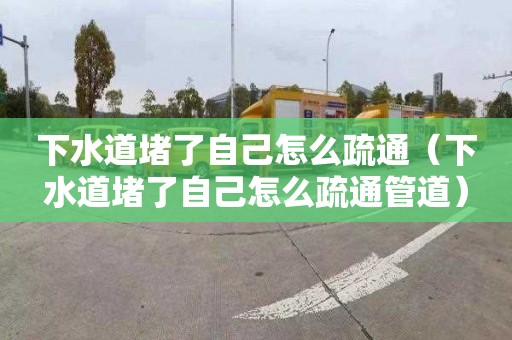 下水道堵了自己怎么疏通（下水道堵了自己怎么疏通管道）