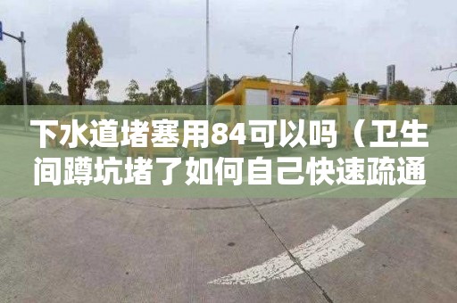 下水道堵塞用84可以吗（卫生间蹲坑堵了如何自己快速疏通）