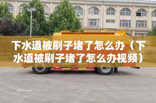 下水道被刷子堵了怎么办（下水道被刷子堵了怎么办视频）