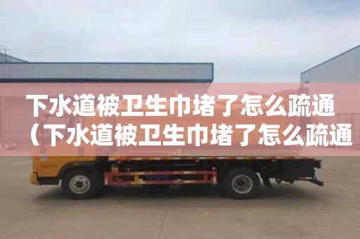 下水道被卫生巾堵了怎么疏通（下水道被卫生巾堵了怎么疏通图解）