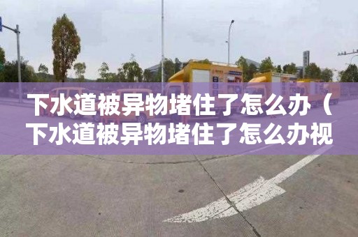 下水道被异物堵住了怎么办（下水道被异物堵住了怎么办视频）