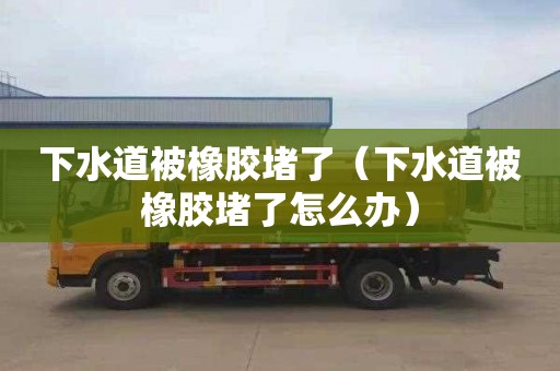 下水道被橡胶堵了（下水道被橡胶堵了怎么办）