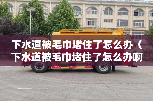 下水道被毛巾堵住了怎么办（下水道被毛巾堵住了怎么办啊）