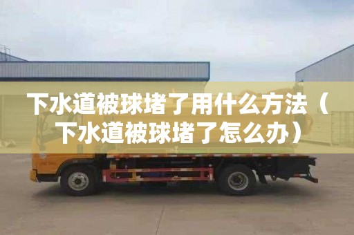 下水道被球堵了用什么方法（下水道被球堵了怎么办）