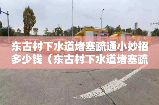 东古村下水道堵塞疏通小妙招多少钱（东古村下水道堵塞疏通小妙招多少钱一次）