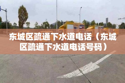 东城区疏通下水道电话（东城区疏通下水道电话号码）