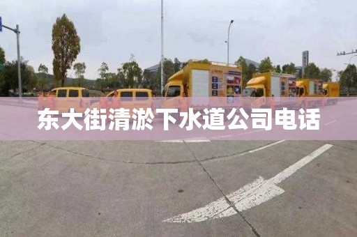 东大街清淤下水道公司电话