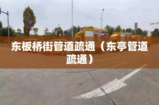 东板桥街管道疏通（东亭管道疏通）