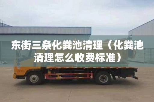 东街三条化粪池清理（化粪池清理怎么收费标准）