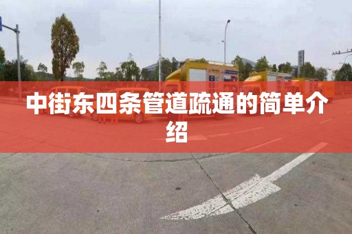 中街东四条管道疏通的简单介绍