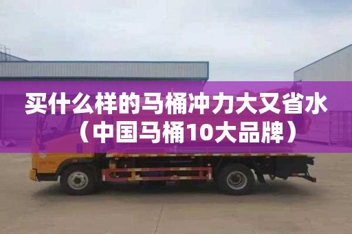 买什么样的马桶冲力大又省水（中国马桶10大品牌）