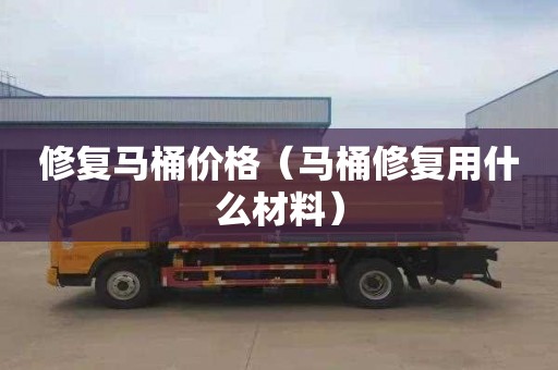 修复马桶价格（马桶修复用什么材料）