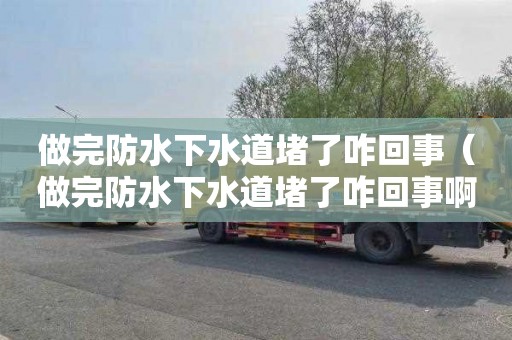 做完防水下水道堵了咋回事（做完防水下水道堵了咋回事啊）