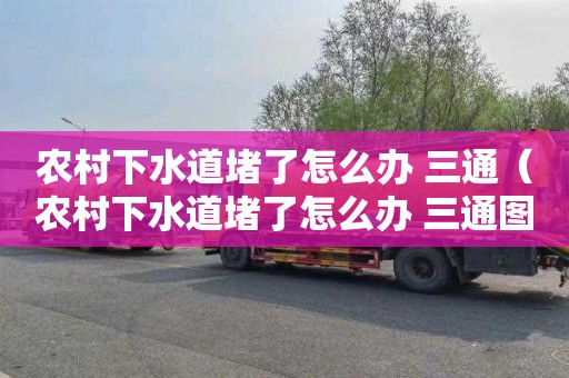 农村下水道堵了怎么办 三通（农村下水道堵了怎么办 三通图片）