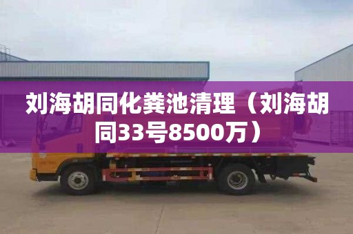 刘海胡同化粪池清理（刘海胡同33号8500万）