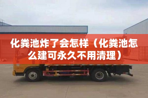 化粪池炸了会怎样（化粪池怎么建可永久不用清理）