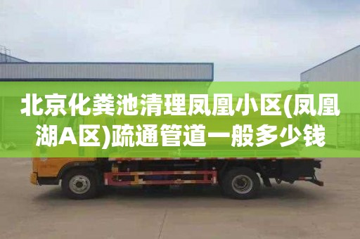 北京化粪池清理凤凰小区(凤凰湖A区)疏通管道一般多少钱