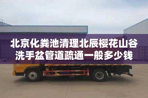 北京化粪池清理北辰樱花山谷洗手盆管道疏通一般多少钱