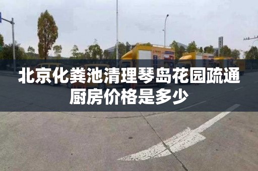 北京化粪池清理琴岛花园疏通厨房价格是多少