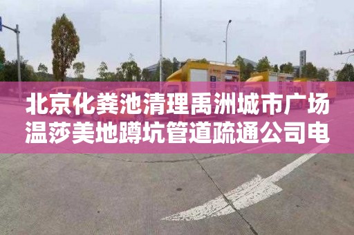 北京化粪池清理禹洲城市广场温莎美地蹲坑管道疏通公司电话