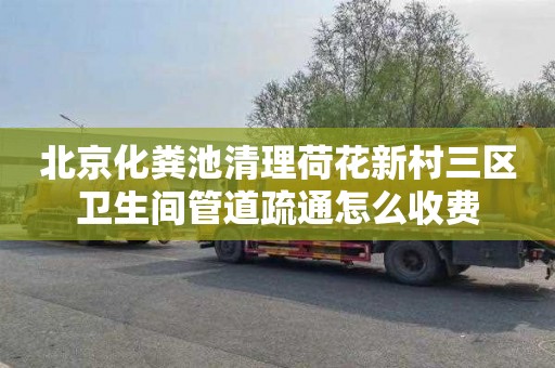 北京化粪池清理荷花新村三区卫生间管道疏通怎么收费