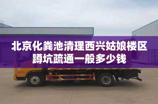 北京化粪池清理西兴姑娘楼区蹲坑疏通一般多少钱