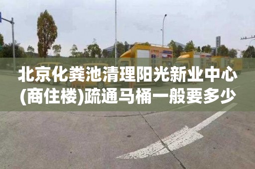 北京化粪池清理阳光新业中心(商住楼)疏通马桶一般要多少钱