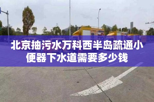 北京抽污水万科西半岛疏通小便器下水道需要多少钱