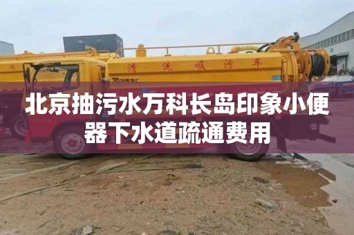 北京抽污水万科长岛印象小便器下水道疏通费用