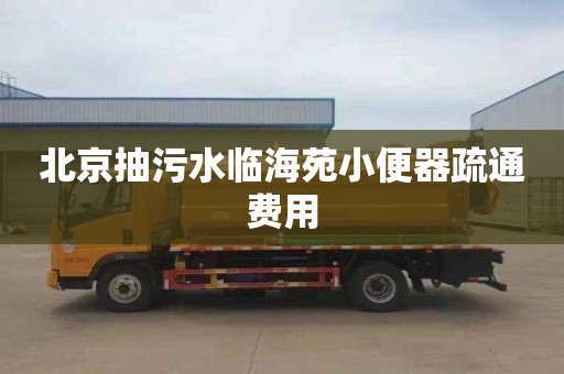 北京抽污水临海苑小便器疏通费用