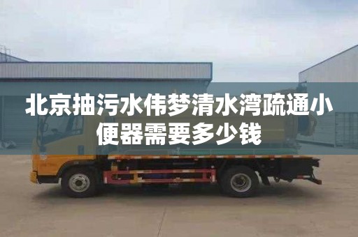 北京抽污水伟梦清水湾疏通小便器需要多少钱