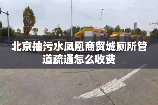 北京抽污水凤凰商贸城厕所管道疏通怎么收费