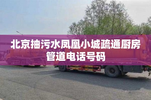 北京抽污水凤凰小城疏通厨房管道电话号码