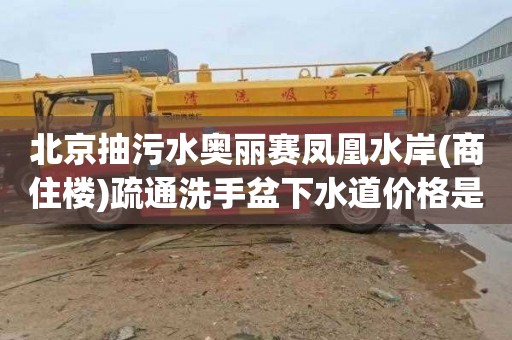 北京抽污水奥丽赛凤凰水岸(商住楼)疏通洗手盆下水道价格是多少