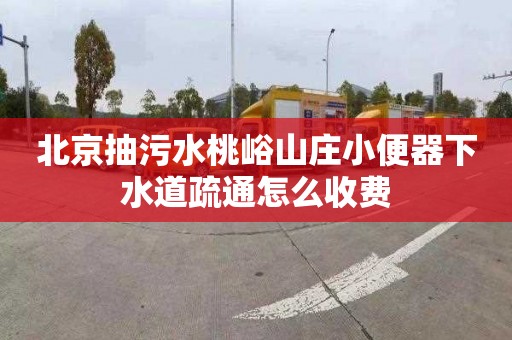 北京抽污水桃峪山庄小便器下水道疏通怎么收费