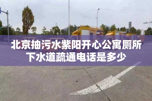 北京抽污水紫阳开心公寓厕所下水道疏通电话是多少