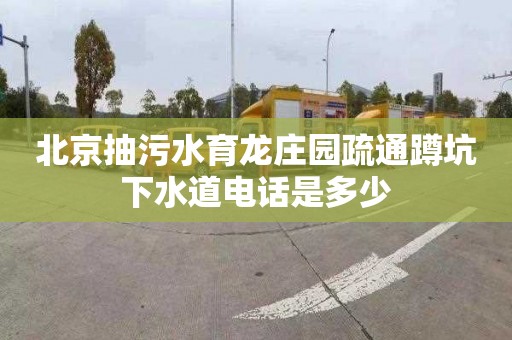 北京抽污水育龙庄园疏通蹲坑下水道电话是多少