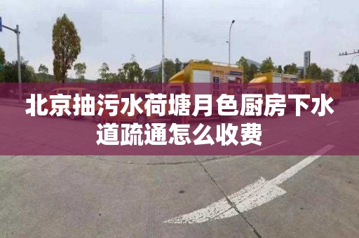 北京抽污水荷塘月色厨房下水道疏通怎么收费