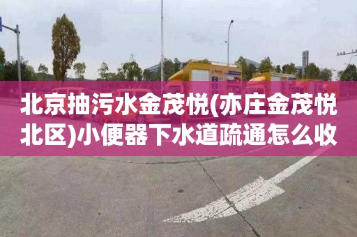 北京抽污水金茂悦(亦庄金茂悦北区)小便器下水道疏通怎么收费